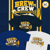 Brew Crew, Broom Crew Shirt, Milwakee Brewers Influenced, World Series Bound